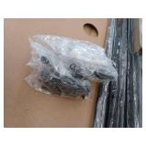 WLIVE Black TV Stand for 45, 50, 55 inch TV, Black