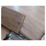 Prepac Rustic Ridge Farmhouse Nightstand with 2 Drawers and Open Shelf Brown