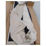 SONGMICS Velvet Storage Ottoman Bench, 15.7 x 43 x 15.7 Inches, Cream White