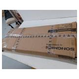 SONGMICS Velvet Storage Ottoman Bench, 15.7 x 43 x 15.7 Inches, Cream White