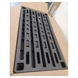 5-Tier Large Plastic Garage Storage Shelving Unit, Black, 18 D x 74 H x 36 W