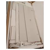 Ftzxhklx Shoe Cabinet with 2 Flip-Up Doors & Drawer, White