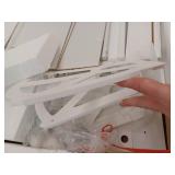 Ftzxhklx Shoe Cabinet with 2 Flip-Up Doors & Drawer, White