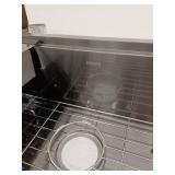 KICHAE 33-inch Black Undermount Kitchen Sink Set -Black Stainless Steel
