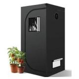 32x32x63 Inch Grow Tent, Black
