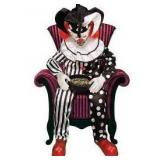 Haunted Hill Farm Hartley The Sitting Scare Clown by Tekky, Motion-Activated Talking Jump-Scare Halloween Animatronic