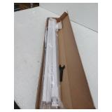 LazBlinds No Tools No Drill 1" Vinyl Mini Blinds, Cordless Blinds for Windows, 31" W x 36" H, White