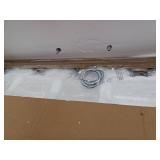 Farmhouse Kitchen Island Lighting, 5-Light Rustic Wooden Rectangle Chandelier