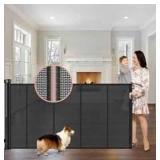Retractable Baby Gate 42" Tall x 78" Wide