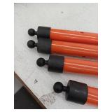 VEVOR Cabinet Jack Support Pole, 4-Pack, 45.7-114.2 Inch Steel Telescopic Quick Support Rod