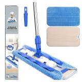 MR.SIGA Professional Microfiber Mop for Hardwood, Laminate, Tile Floor Cleaning