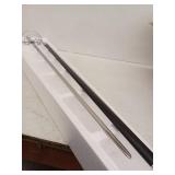 Cosplay Martial Sword Arts Renaissance Rapier Fencing Spanish Swept Hilt Guard Sword Black