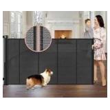 Retractable Baby Gate 42" Tall x 78" Wide