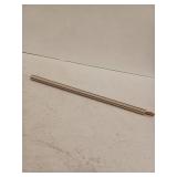 VIHOSE 24 Inch Ceiling Fan Downrod with Extension Cord 2 ft Silver