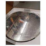 Round Medicine Cabinet with Mirror - 24 inch