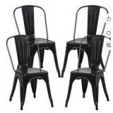 Alden Metal Dining Chairs Set of 4