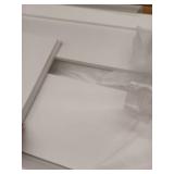 White Over-Toilet Storage Cabinet