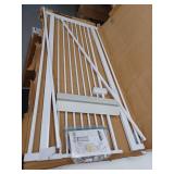Lumizone Extra Tall Cat Gate 55.12 Inch High Pressure Mounted, White, 26.18-29.91 Extra Wide