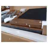 VOWNER Mini Fridge Cabinet with Power Outlet, 3-Tier