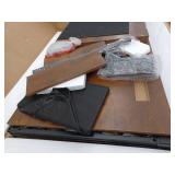 VOWNER Mini Fridge Cabinet with Power Outlet, 3-Tier