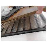 VOWNER Mini Fridge Cabinet with Power Outlet, 3-Tier