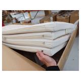 House Of Noa 4x6 Ft Tumbling Mat, Almond Checker