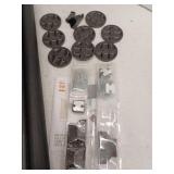 Retractable Baby Gate for Doorways and Stairs, Black, 2 Pack, 33.6in Tall, 55in Wide