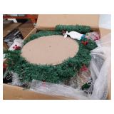 Christmas Tree Christmas Ornament And Gift Shelf With Lights, 4 Tier