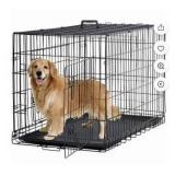 48-inch Double Door Metal Dog Crate
