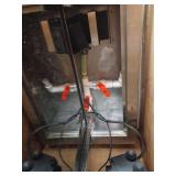 LONGRUN Mirror Waterfall Fountain Indoor, 48" Water Feature With 7 Colors Light