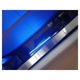 LONGRUN Mirror Waterfall Fountain Indoor, 48" Water Feature With 7 Colors Light