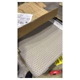 RIZZARI Stainless Steel Cat Box: Enclosed Design with High Walls - Light Gray - Teflon Non-Stick Coating - Large Anti Leakage Litter Pan for Odor Control for Living Room Garage