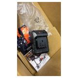 SuperHandy Earth Auger Electric Power Head w/ 12\" x 3\" Auger Bit 20V 4Ah Rechargeable Battery/Charger for Earth Burrowing/Drilling & Post Hole Digging