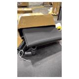 Veehoo Outdoor Elevated Dog Bed Large Sized Dogs, Large Cooling Raised Dog Cots Beds Training Platform Off Ground Hammock with Breathable Mesh, No-Slip Feet, 42\"x30\", Black