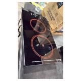 Dual Coil Design of 2 Burner Cooker, 1800W Electric Ceramic Hot Plate for Cooking, Infrared Double Burner Portable Countertop or 24inch Built-in Cooktop Radiant Stove Top, Compatible with All Cookware