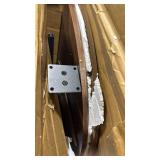 42\" Round Dining Table for 4, Farmhouse Kitchen Table with Storage