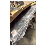 Lumizone Extra Tall Pet Gate 55.12\" High Pressure Mounted 34.06\"-38.38\" Extra Wide (9 Sizes) 1.37\" Gap for Cat Dog Stairs Doorway Hallway No Drilling Auto-Close (34.06\"-38.38\" W, Black)