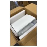 10 Inch Galvanized Steel Hooded Wall Vent,Arc-Shaped Outdoor Wall Vent Cap with Mesh Cover and Damper for Kitchen, Bathroom, Laundry, Garage Ventilation and Exhaust(White, 10 Inch)