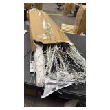 6FT Christmas Birch Tree 700 LED Warm White Lights with Twinkle, LED Lighted Tree for Indoor Outdoor Home Party Decor