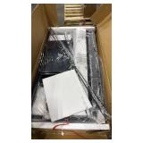 55\" Computer Desk with Drawers, Desks for Bedrooms, Writing Desk with Storage, Work Desk for Small Space, Black