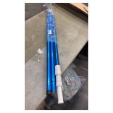 POOLWHALE Premium 15 Foot Telescopic Swimming Pool Pole, Adjustable 3 Piece Extendable Pool Cleaning Pole, Blue Anodized Aluminum - for Skimmer Nets, Vacuum Heads and Brushesx