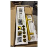 Rio Salto Gold Barn Door Complete Hardware Kit 6FT Sliding Door Hardware Modern Barn Kit 72in Interior Barndoor Handle Gold Floor Guide Luxury Brass Hardware Kit Plus, 6 Feet - Door NOT Included