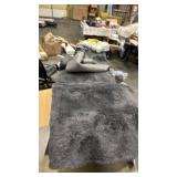 Ophanie 6x9 Area Rugs, Upgrade Non-Slip Fluffy Soft Rugs for Living Room, Large Shag Grey Fuzzy Plush Rug, Gray Shaggy Big Carpets for Bedroom, Kids Boys Girls Dorm Nursery Home Decor Aesthetic