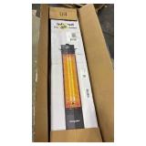 Encyclpo Patio Heater for Outdoor Use,1500W Infrared, 36 in Portable Tower Heater, 3 Levels, IPX5 Waterproof, Tip-Over&Overheat Protection for Garage, Indoor, Large Room, Backyard, Home