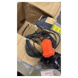 Power Electric Portable Hoist Winch 1100LBS, 3 in 1 Electric Cable Hoist 110V 25 FT with Lifting Strap, Electric Hoist Lift Ceiling Winch for Lifting Towing