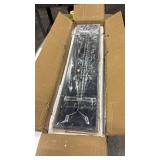 Rectangle Crystal Chandeliers for Dining Room, Luxury Gold Rectangular Raindrop Chandelier, 40 Inch Modern Flush Mount Chandelier Ceiling Light for Kitchen Island Dining Table Living Room, 8-Light