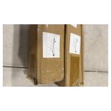 2 pack WEBI Clothing Rack Wall Mount,32\" Industrial Pipe Clothes Rack for Hanging Clothes,Heavy Duty Iron Garment Rack Bar,Retail Display Clothes Rod for Closet,Laundry Room,Black - Retail: $0