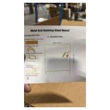 Gold Metal Rectangle Wedding Arch with Floral Arrangements