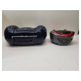 MP3-CD Player Lot - Navy Boombox & WWE Radio