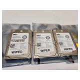Dell 300GB SAS Hard Drives - Lot of 3